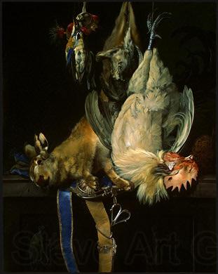 Willem van Aelst Still Life with Dead Game Norge oil painting art